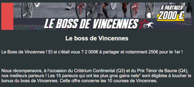 boss zeturf critérium continental