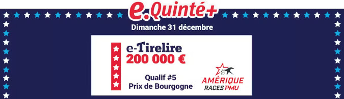 e-tirelire pmu à Vincennes: 200.000 euros Prix de Bourgogne