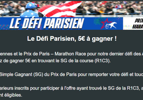 Défi Zeturf du Prix de Paris 2024