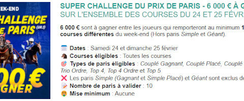 6000 euros en jeu chez Genybet les 24 et 25 février 2024