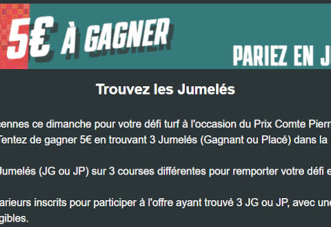 Défi Zeturf à Vincennes: 5 euros à gagner le 18 février 2024