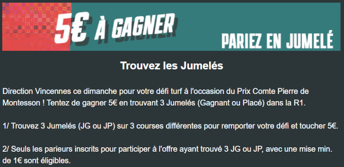 Défi Zeturf à Vincennes: 5 euros à gagner le 18 février 2024