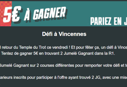 Défi Zeturf du 22 mars 2024 à Vincennes