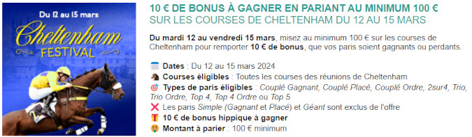 Vivez le Festival de Cheltenham en mars 2024 avec Genybet
