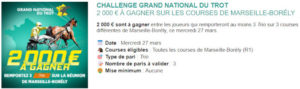 Challenge Genybet pour le GNT à Marseille le 27 mars 2024