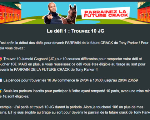 Défi Zeturf entre le 24 et le 28 avril 2024