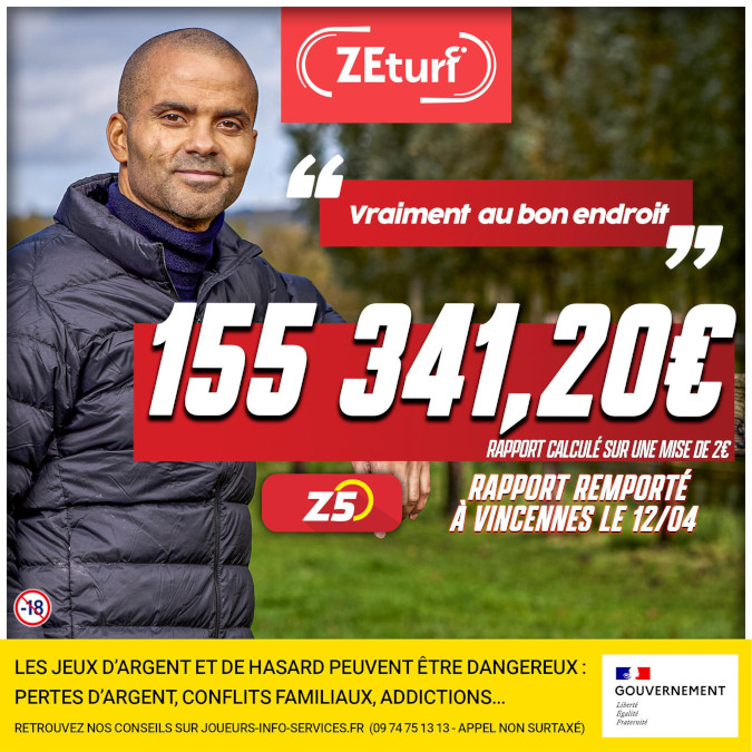 Gain record au Ze5 Ordre chez Zeturf