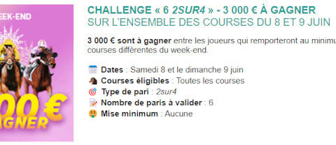 3000 euros en jeu chez Genybet les 8 et 9 juin 2024
