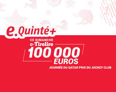 e-tirelire à Chantilly: 100.000 euros pour Qatar Prix du Jockey-Club 2024 sur pmu.fr