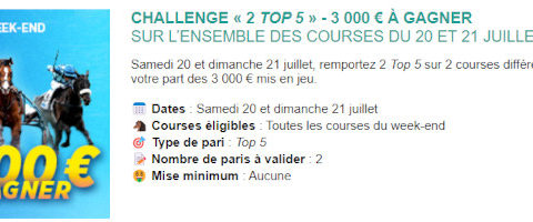 3000 euros en jeu chez Genybet les 20 et 21 juillet 2024