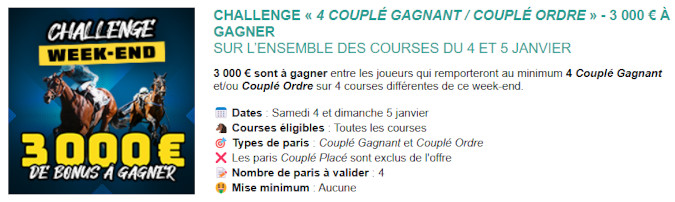 3000 euros en jeu chez Genybet les 4 et 5 janvier 2025