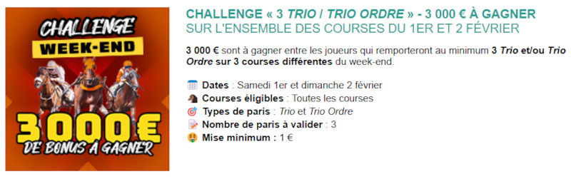 3000 euros en jeu chez Genybet les 1 et 2 février 2025
