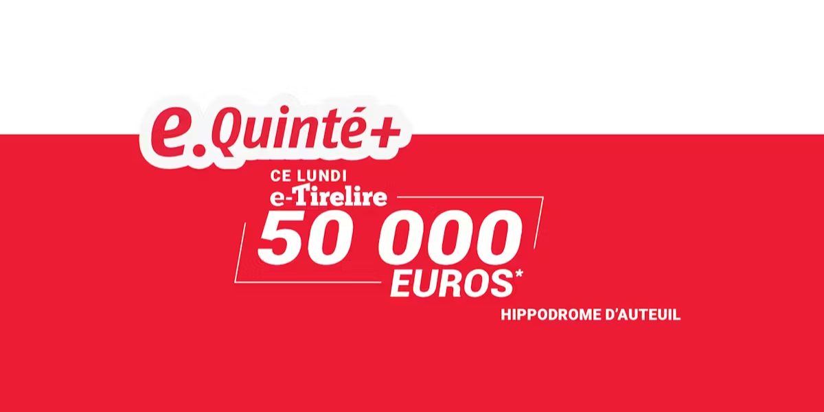 e-tirelire pmu du lundi: 50.000 euros le 24 février 2025