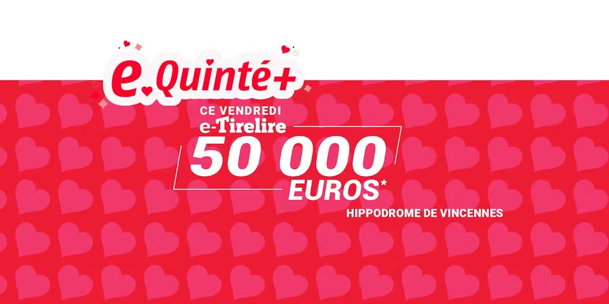 e-tirelire pmu du vendredi: 50.000 euros le 14 février 2025