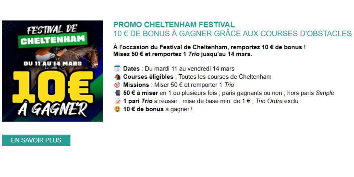 Vivez le Festival de Cheltenham en mars 2025 avec Genybet