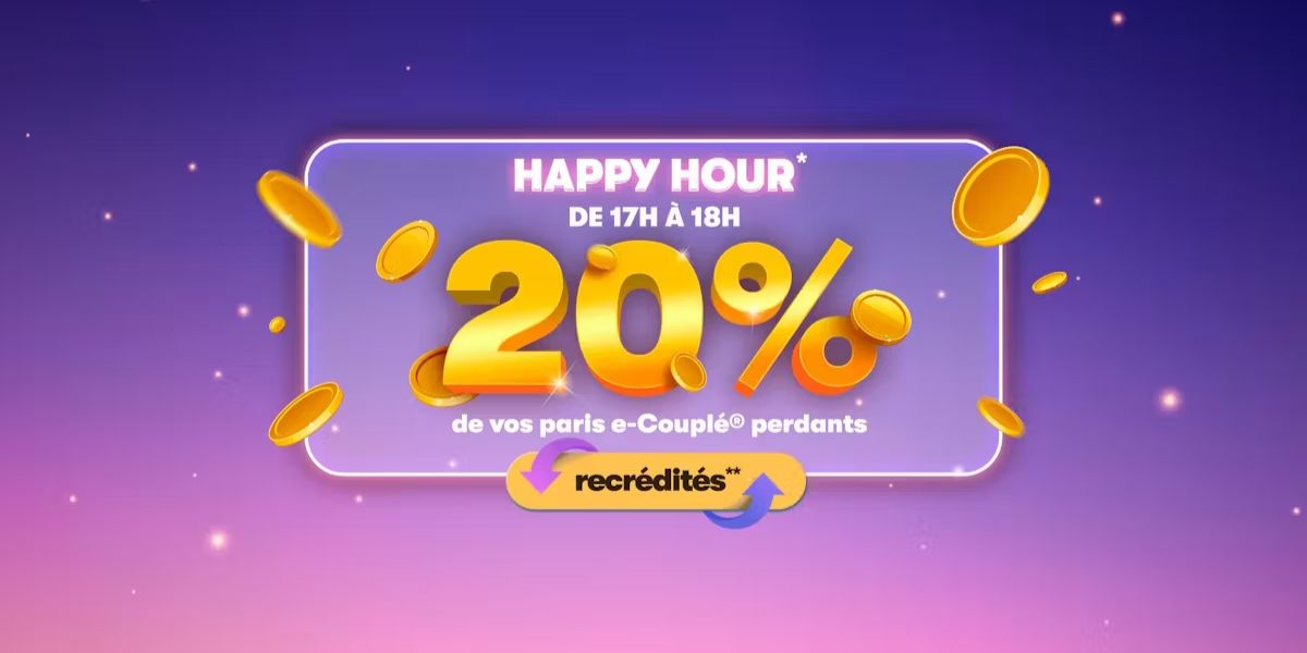 Happy Hour avec le pmu du 31 mars au 4 avril 2025