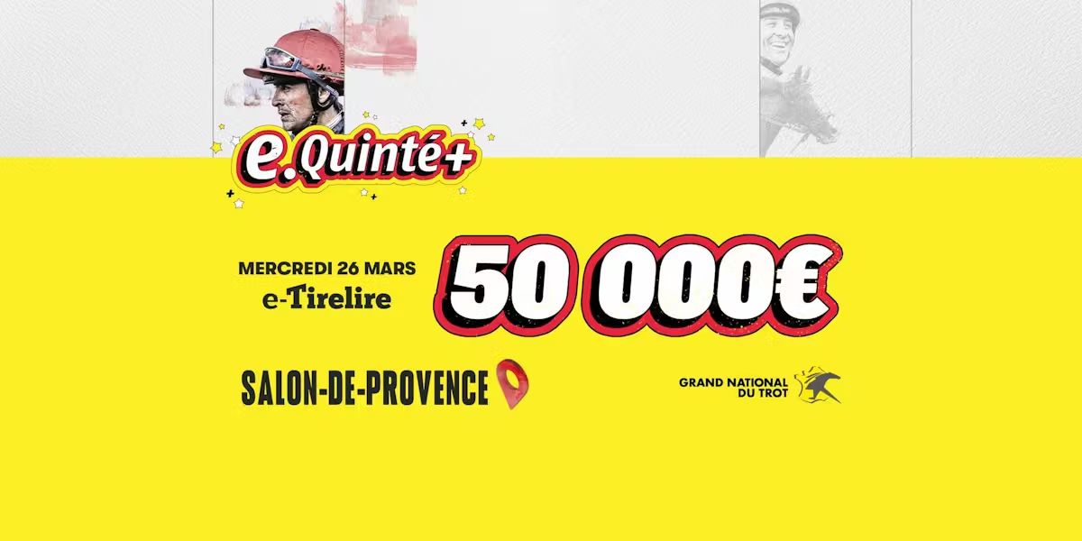 e-tirelire pmu du mercredi: 50.000 euros le 26 mars 2025