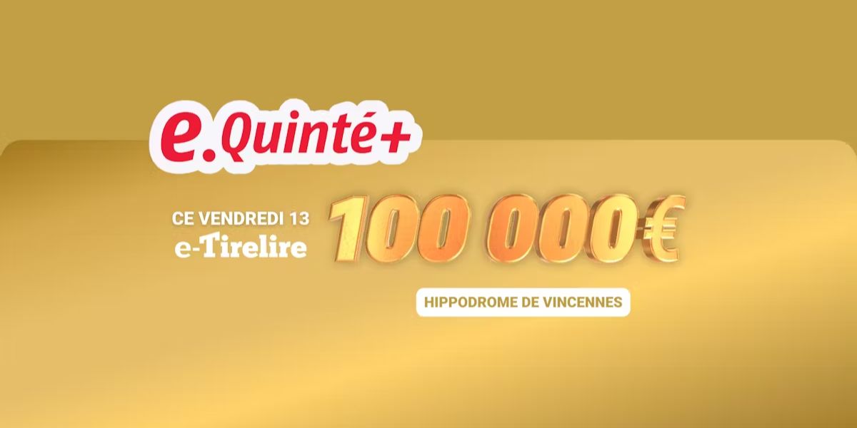 e-tirelire pmu du vendredi: 100.000 euros le 13 juin 2025