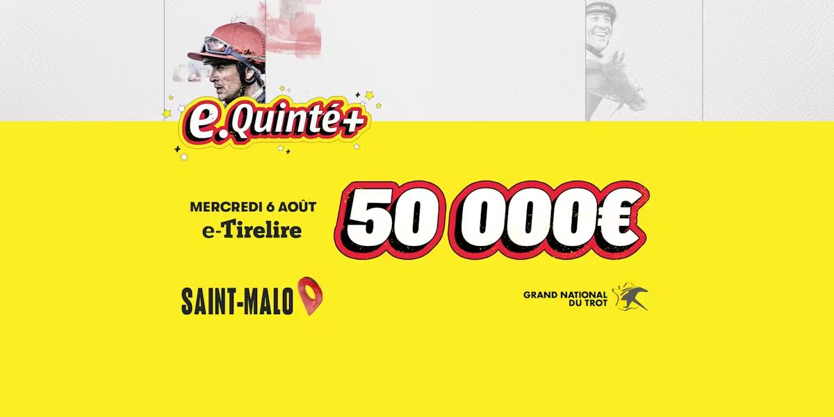 e-tirelire pmu du mercredi: 50.000 euros le 6 août 2025