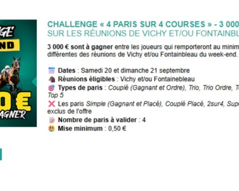 3000 euros en jeu chez Genybet les 20 et 21 septembre 2025