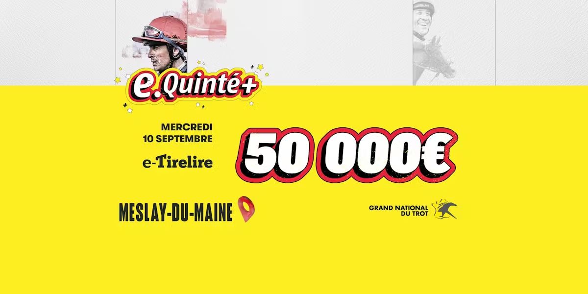 e-tirelire pmu du mercredi: 50.000 euros le 10 septembre 2025