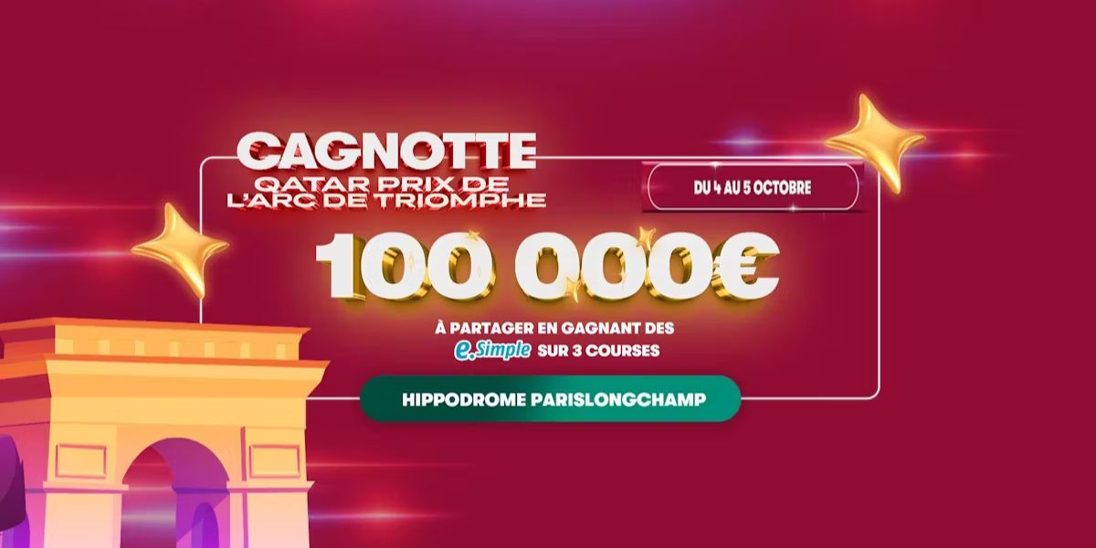 Cagnotte pmu de 100.000 euros le dimanche 5 octobre 2025