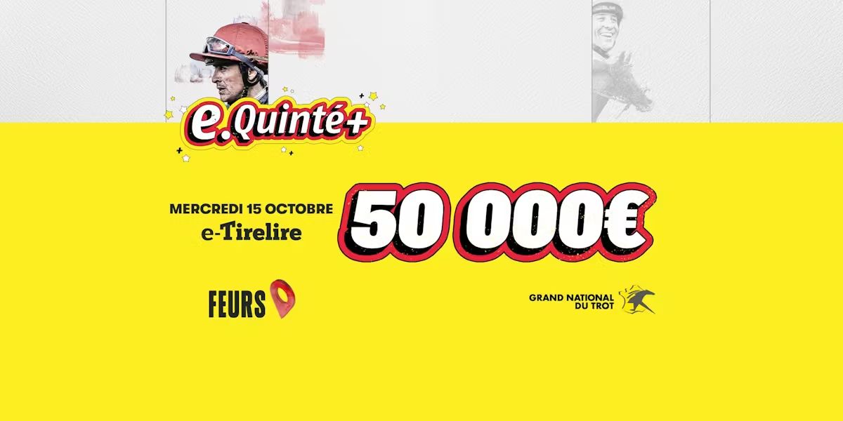 e-tirelire pmu du mercredi: 50.000 euros le 15 octobre 2025