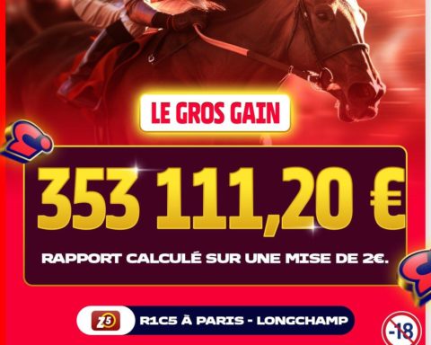 Gain record au Ze5 Ordre chez Zeturf sur le Qatar Prix Arc de Tromphe 2025