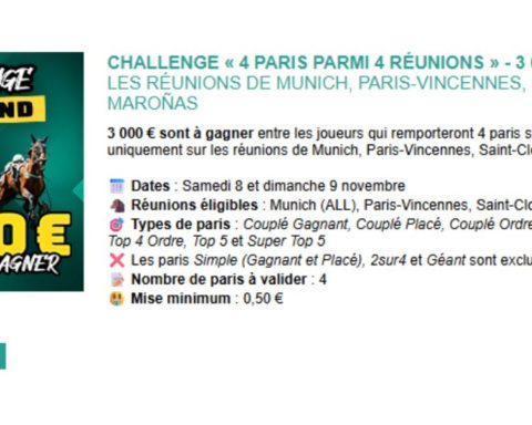 3000 euros en jeu chez Genybet les 8 et 9 novembre 2025