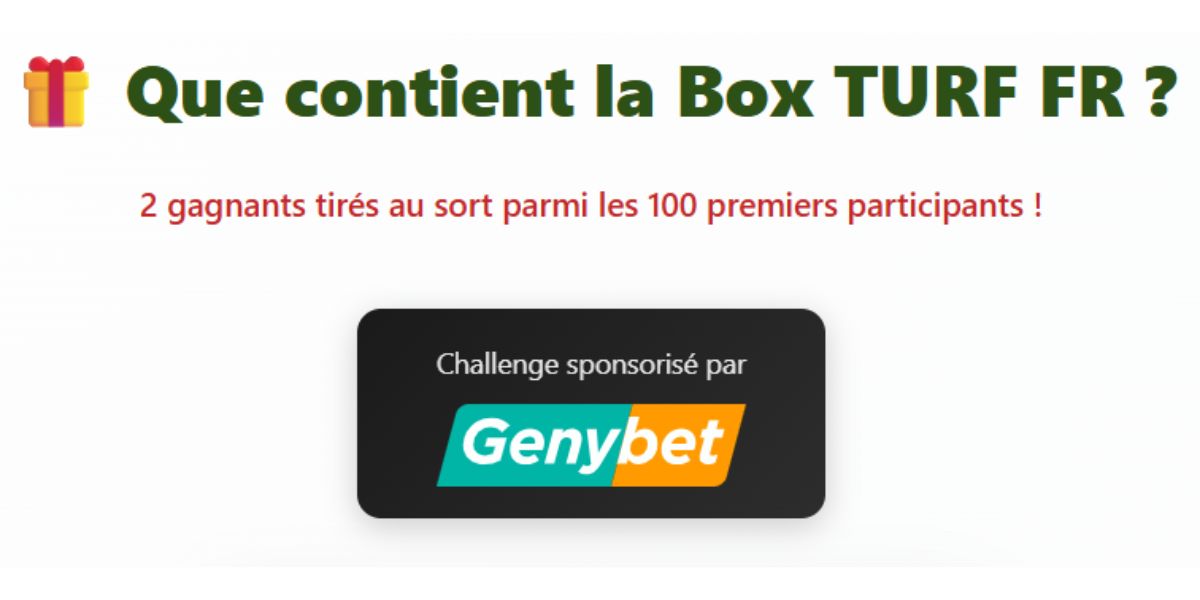 Participez à la compétition Amérique Races avec TURF FR et Genybet