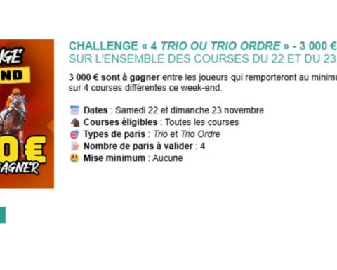 3000 euros en jeu chez Genybet les 22 et 23 novembre 2025