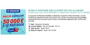 Tirelire Genybet pour le Prix de Cornulier 2026 à Vincennes