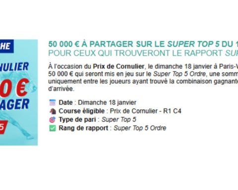 Tirelire Genybet pour le Prix de Cornulier 2026 à Vincennes