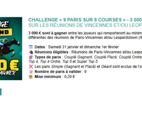 3000 euros en jeu chez Genybet les 31 janvier et 1er février 2026