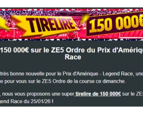 Tirelire à Vincennes: 150.000 euros pour le Prix d'Amérique chez Zeturf