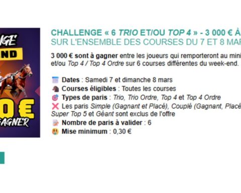 3000 euros en jeu chez Genybet les 7 et 8 mars 2026