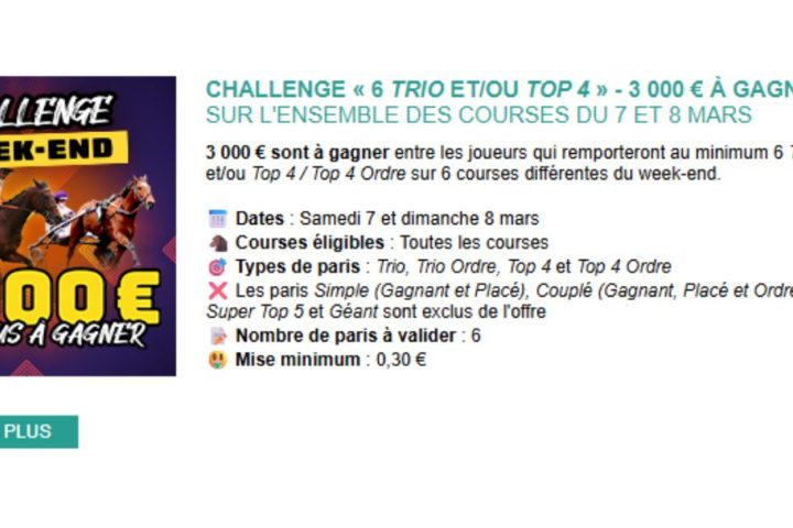 3000 euros en jeu chez Genybet les 7 et 8 mars 2026