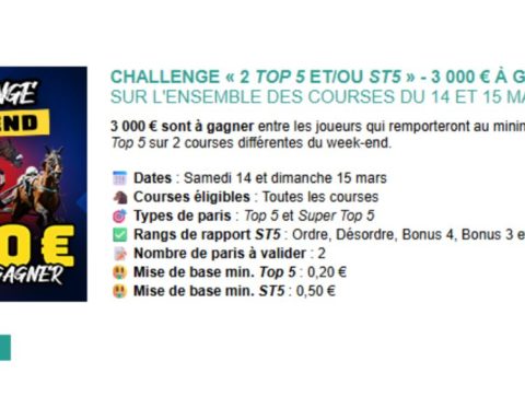 3000 euros en jeu chez Genybet les 14 et 15 mars 2026