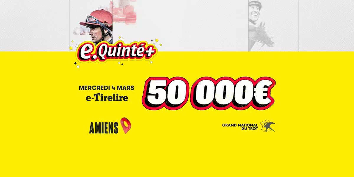 e-tirelire pmu du mercredi: 50.000 euros le 4 mars 2026