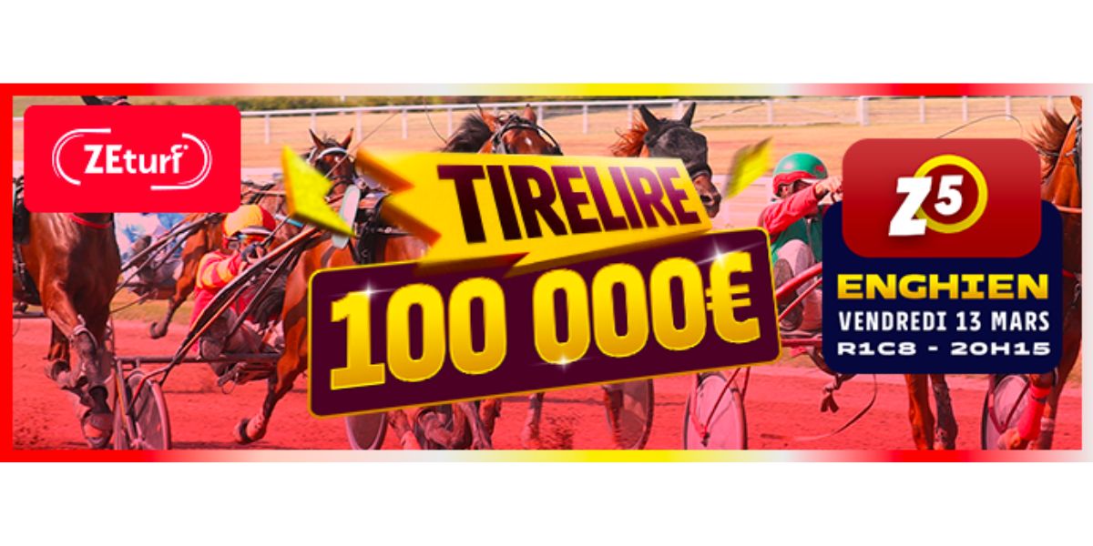 Tirelire Zeturf pour le vendredi 13 mars 2026 à Enghien