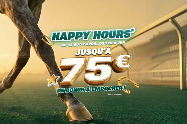 Happy Hour avec le pmu du 13 au 17 avril 2026