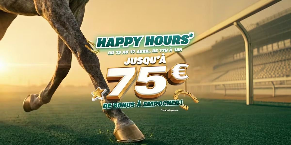 Happy Hour avec le pmu du 13 au 17 avril 2026