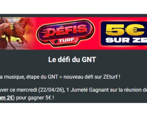 5 euros à gagner avec Zeturf lors du GNT 2026 à Châteaubriant